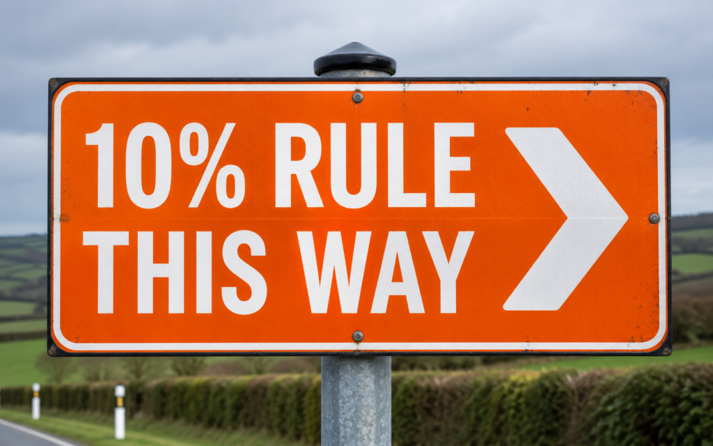 10% leadership rule blog signpost 10% leadership rule blog signpost