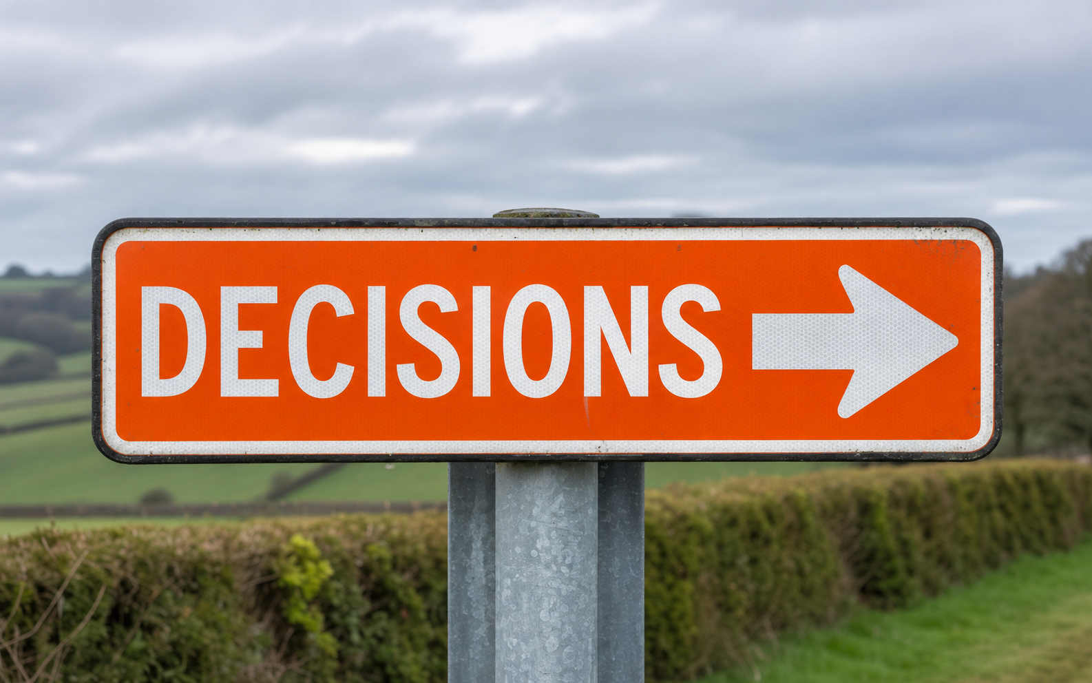 decisions blog signpost
